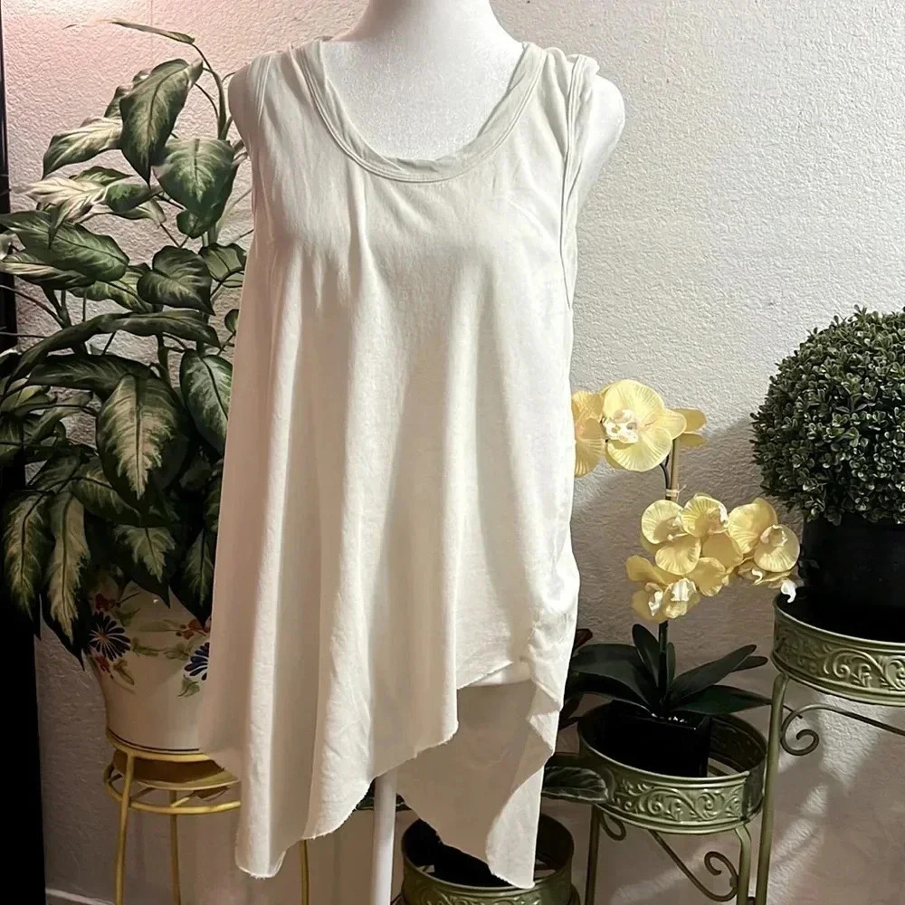 Frank & Eileen TEE lab asymmetrical cotton S